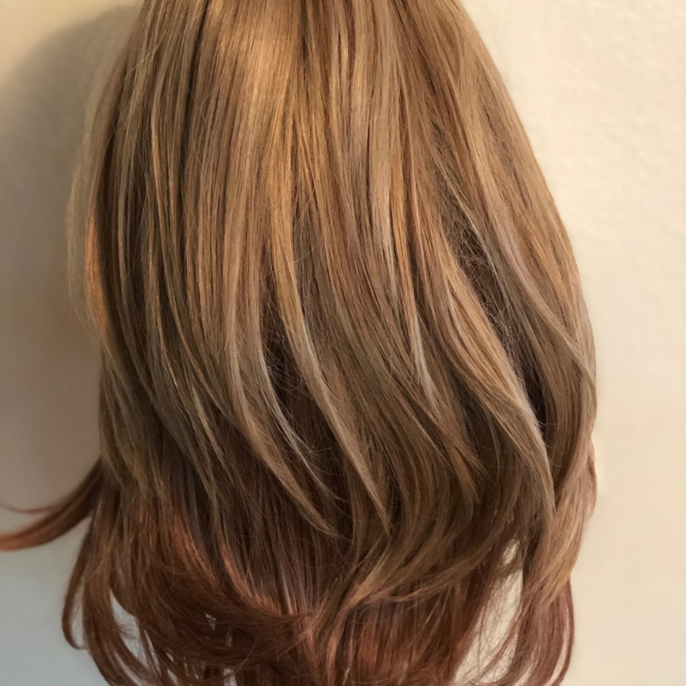 Dark Blonde Synthetic Wig